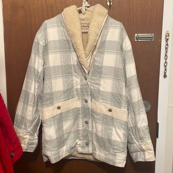 NWOT Free People Woodlands Plaid Jacket - Picture 3 of 10
